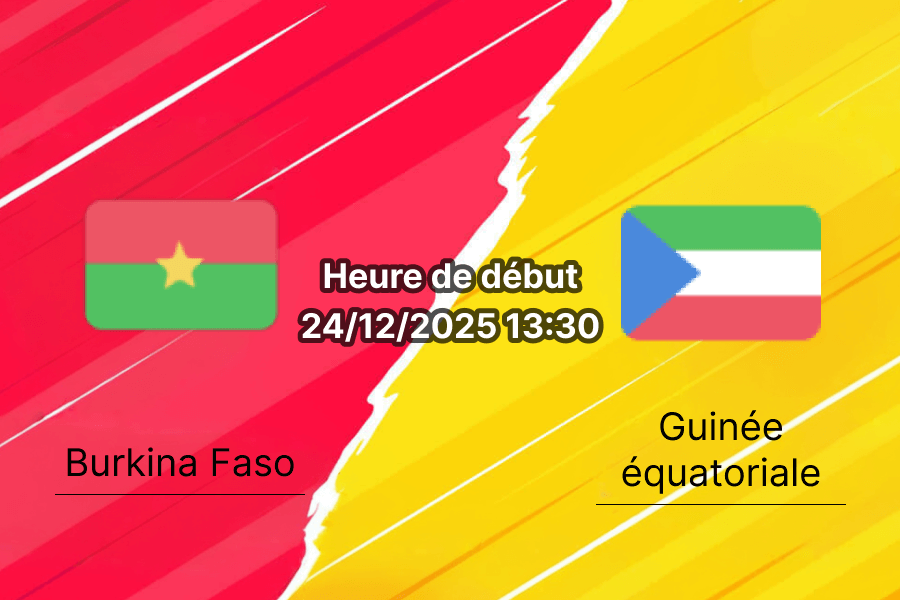 Couverture pronostic Burkina Faso – Guinée équatoriale CAN 2025