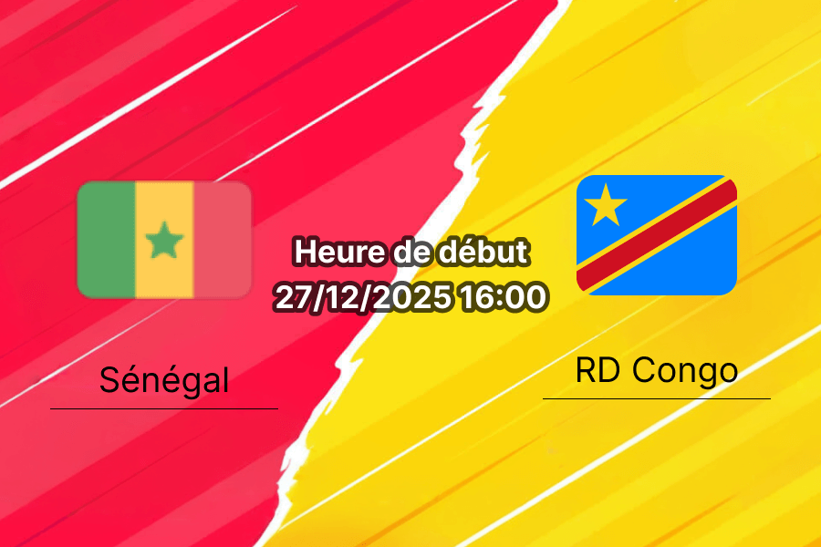 Couverture pronostic Sénégal – RD Congo, CAN Groupe D