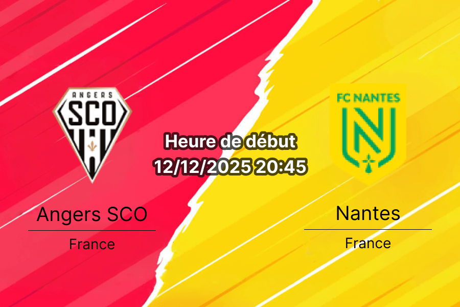 Couverture du pronostic pour le match Angers SCO contre Nantes