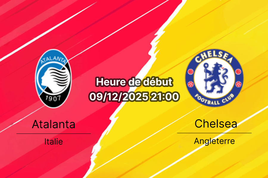 Couverture pour le pronostic Atalanta vs Chelsea en Ligue des Champions.