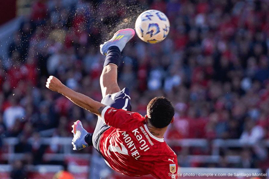 Le moment spectaculaire de la bicyclette de Montiel