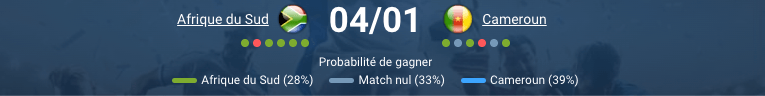 Pronostic Afrique du Sud – Cameroun
