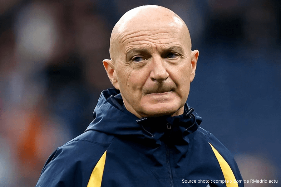 Antonio Pintus lors d'une séance d'entraînement au Real.