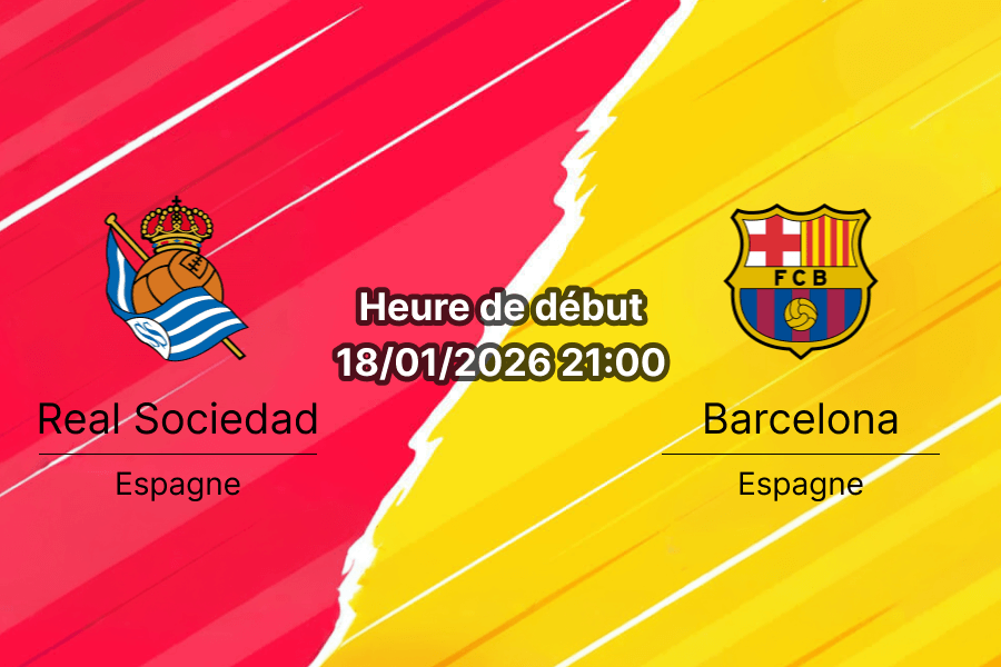 Pronostic Real Sociedad - Barcelone