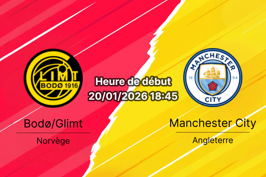 Prévision match Bodø/Glimt Man City phase ligue Champions 2026