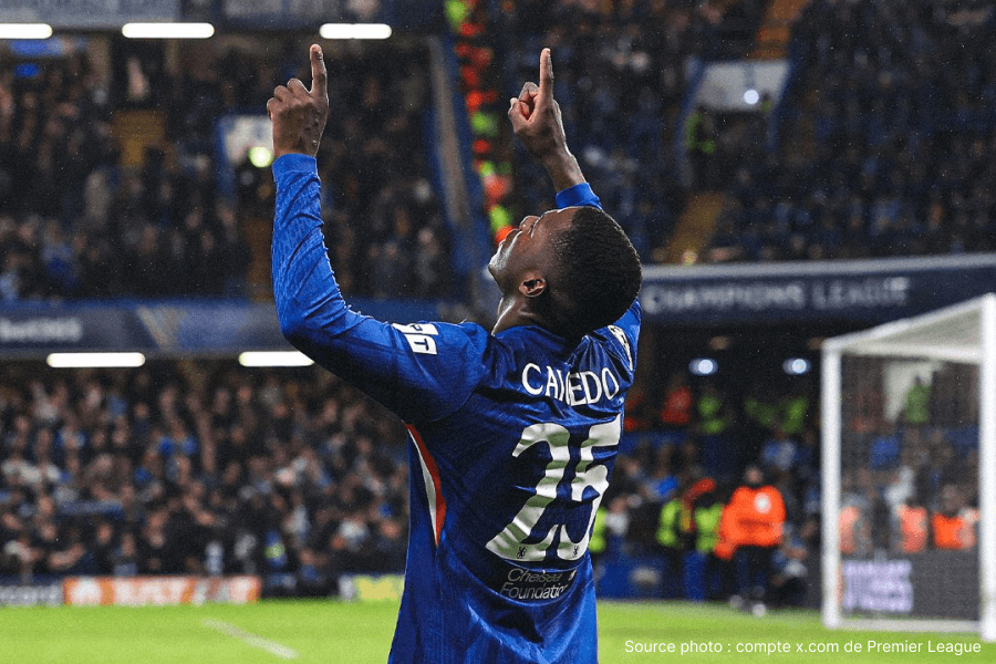 Caicedo Équatorien décisif frappe victorieuse Chelsea Pafos soixante-dix-huitième minute