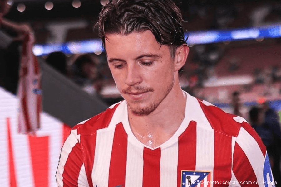 Conor Gallagher lors d'un entraînement avec Tottenham Hotspur.