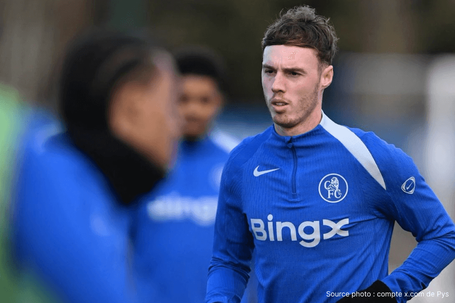 Palmer célèbre but victoire Chelsea Stamford Bridge supporters fans tifosi