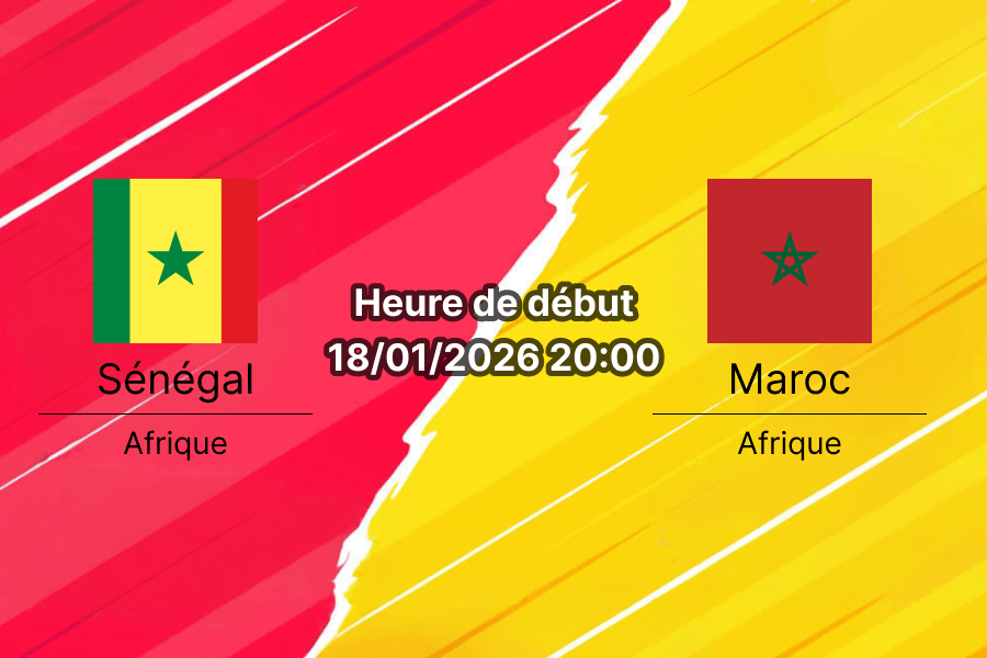 Pronostic Sénégal - Maroc