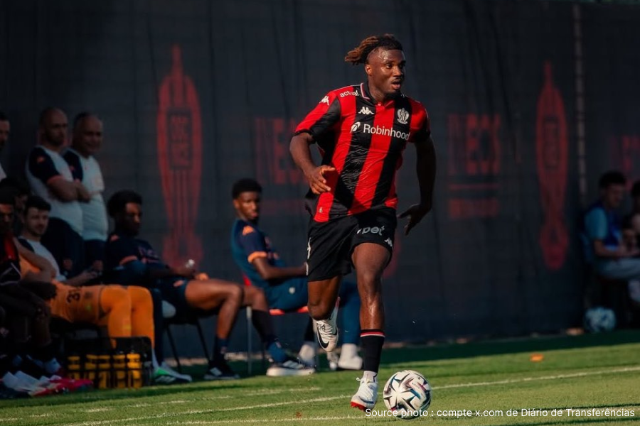 Terem Moffi entraînement OGC Nice avant incident supporters novembre