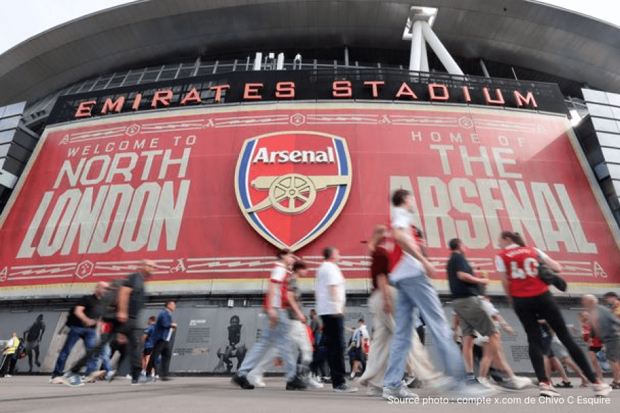 Emirates Stadium Arsenal revenus record 691 millions livres 2025