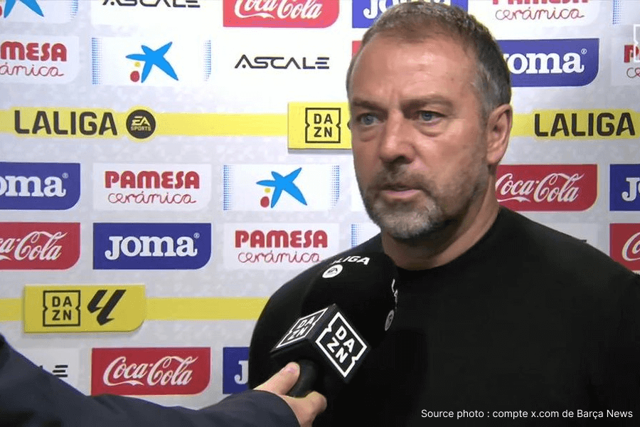 Hansi Flick conférence de presse Barcelone 100 matchs février 2026