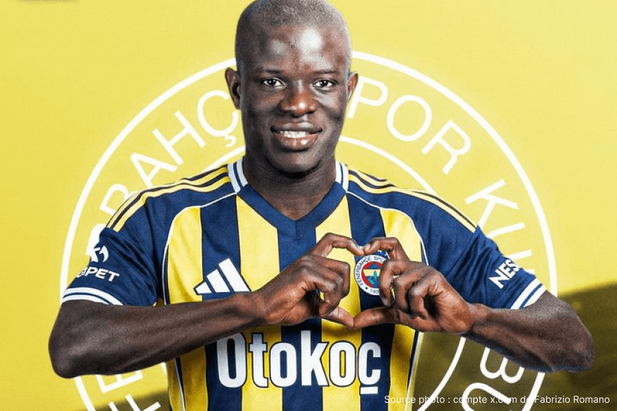 N'Golo Kanté Fenerbahçe maillot présentation transfert Al-Ittihad départ champion monde France
