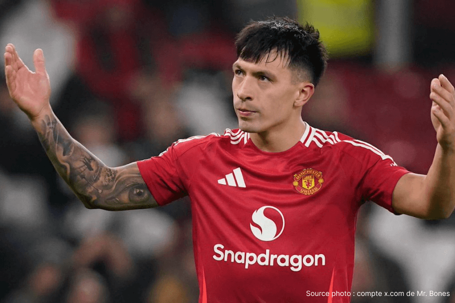 Lisandro Martinez Manchester United défenseur blessure mollet absent Everton 2026