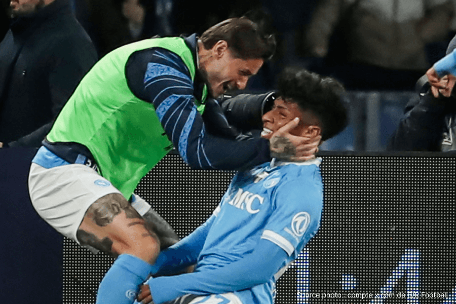 Naples 2-2 Rome : Santos sauve Conte avec un but égalisateur pour ses débuts