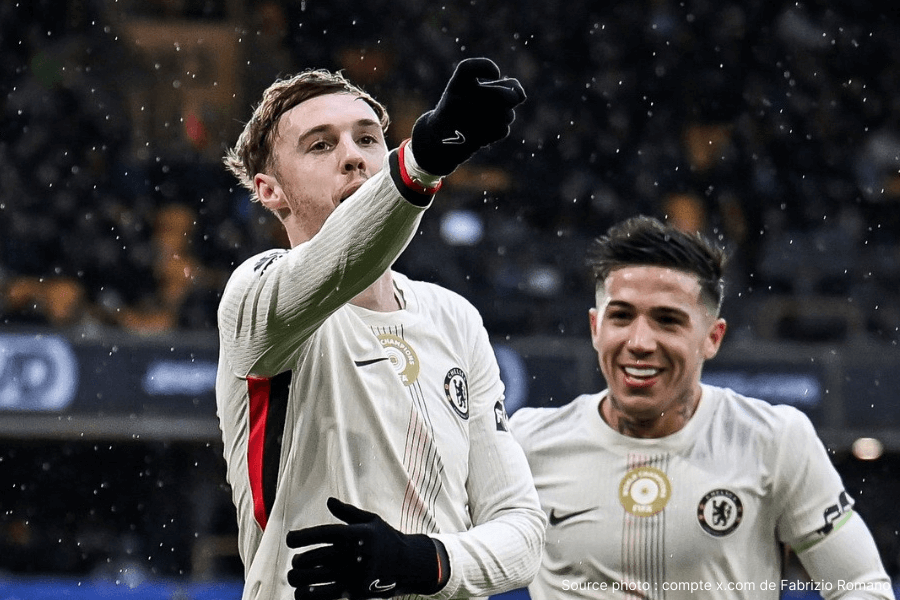 Cole Palmer célèbre hat-trick Chelsea victoire Molineux Wolverhampton trois buts