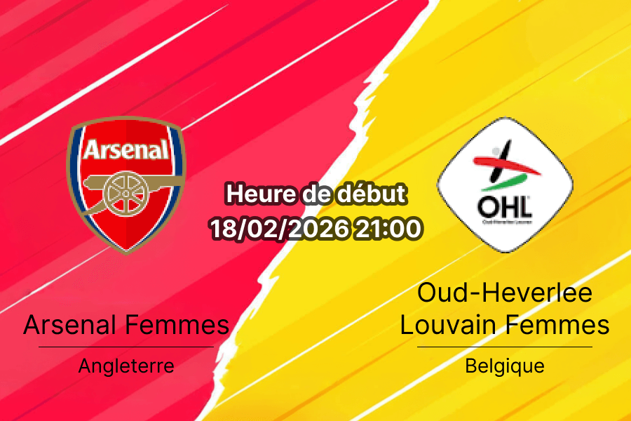 Pronostic Arsenal Women vs Oud-Heverlee Louvain Women UEFA Champions League retour 18 février 2026