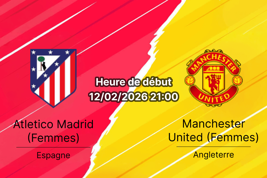 Pronostic Atletico Madrid Manchester United femmes UEFA Champions League play-offs 12 février 2026