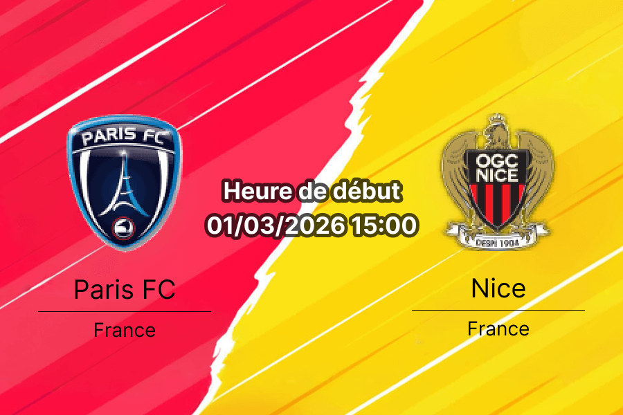 Pronostic Paris FC vs OGC Nice - Ligue 1 journée 25 1er mars 2026 - duel maintien analyse cotes