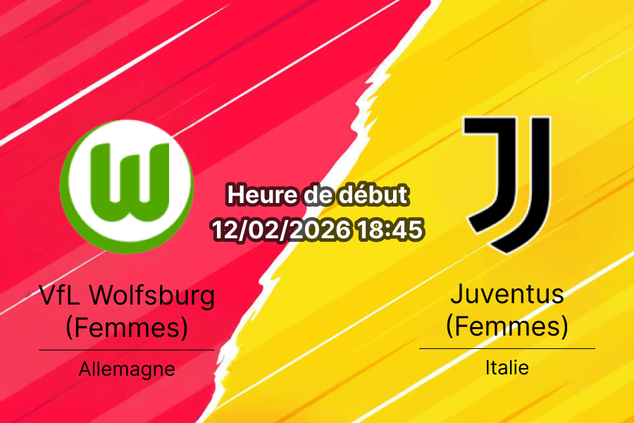 Pronostic Wolfsburg Juventus femmes UEFA Champions League play-offs 12 février 2026 AOK Stadion