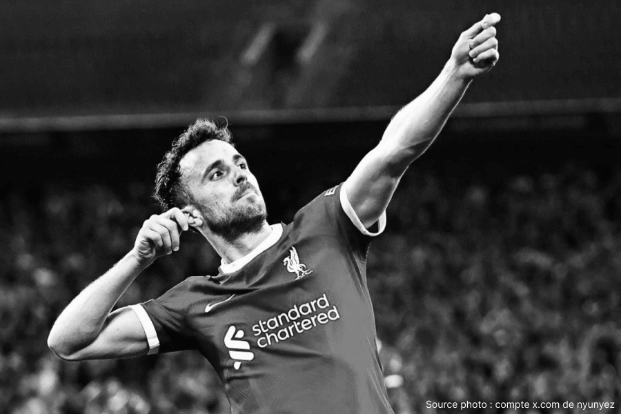 Diogo Jota Liverpool numéro 20 retraité Forever our number 20 badge