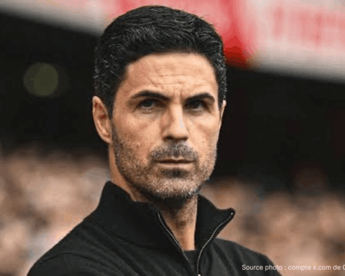 Mikel Arteta entraîneur Arsenal en conférence de presse mars 2026