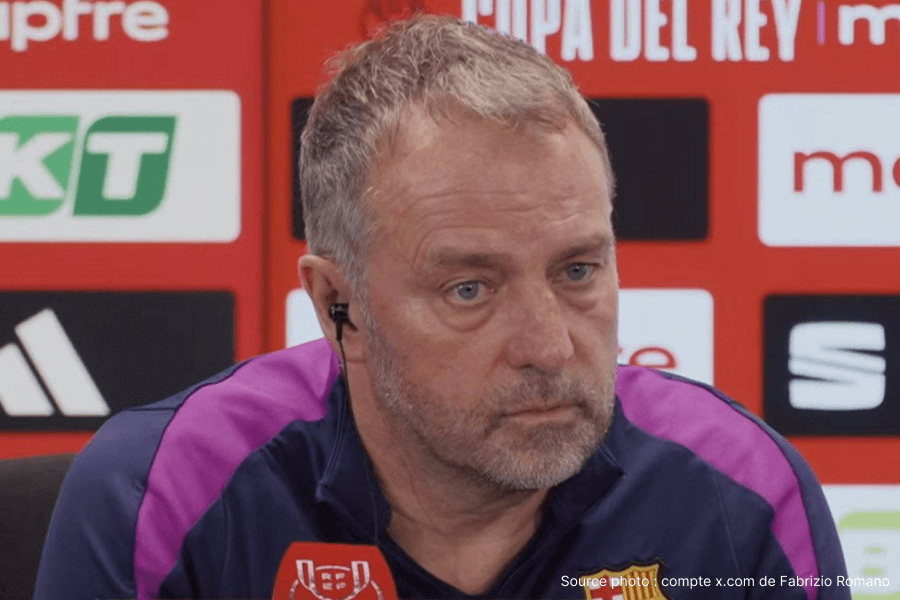 Hansi Flick entraîneur FC Barcelona conférence de presse Copa del Rey 2026