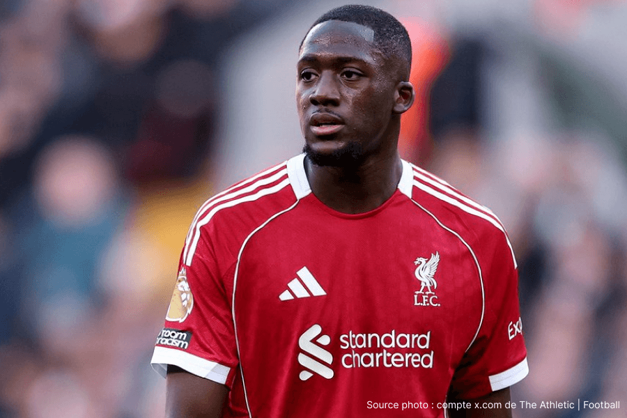 Ibrahima Konate défenseur Liverpool victime abus racistes réseaux sociaux mars 2026