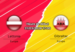Pronostic Lettonie Gibraltar barrage promotion Ligue des Nations UEFA 2026 Stadions Skonto Riga