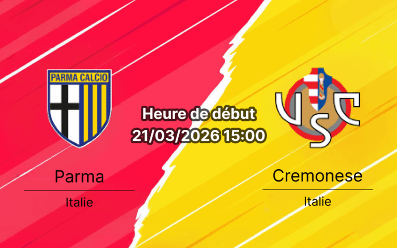 Pronostic Parma vs Cremonese Serie A journée 30 samedi 21 mars 2026 Tardini analyse cotes bookmakers RDC Congo