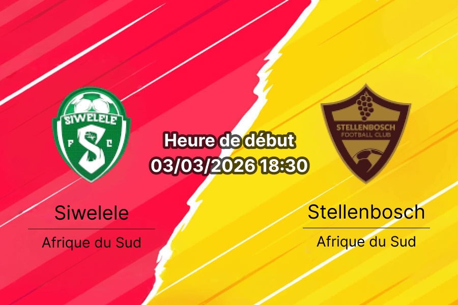 Pronostic Siwelele FC vs Stellenbosch Betway Premiership mars 2026