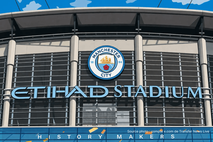 Manchester City Etihad Stadium choc direct Arsenal titre Premier League 2026