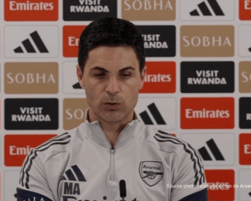 Mikel Arteta conférence de presse Arsenal pression titre Premier League