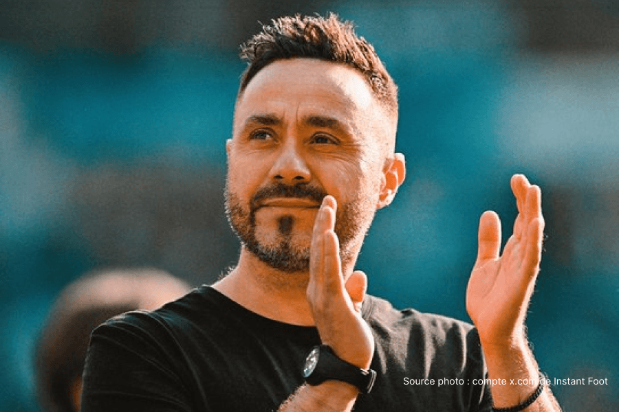 Roberto De Zerbi nouveau manager Tottenham Hotspur conférence presse mars 2026