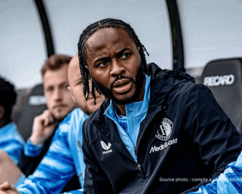 Raheem Sterling maillot Feyenoord Rotterdam Eredivisie saison 2026