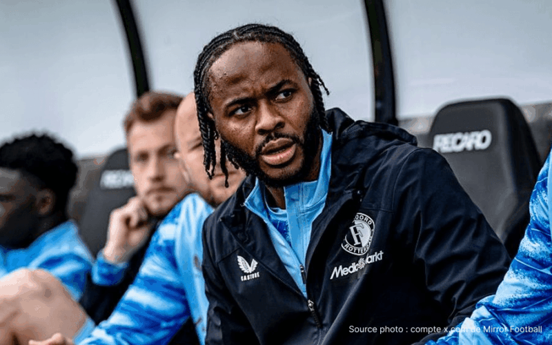 Raheem Sterling maillot Feyenoord Rotterdam Eredivisie saison 2026