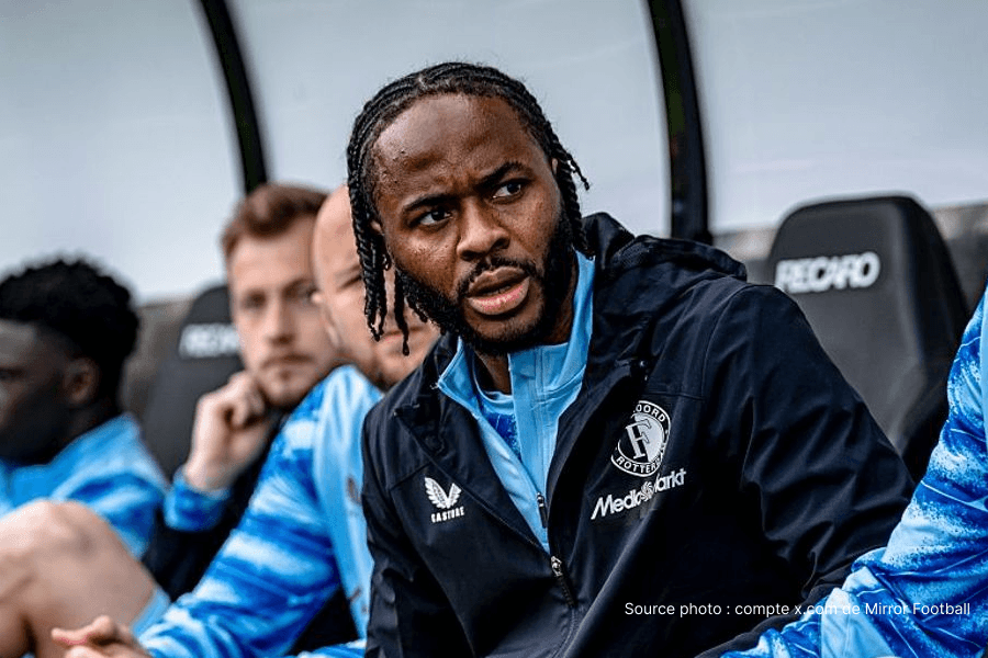 Raheem Sterling maillot Feyenoord Rotterdam Eredivisie saison 2026
