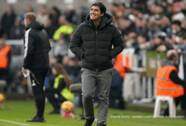 Andoni Iraola entraîneur Bournemouth conférence presse Vitality Stadium avril 2026