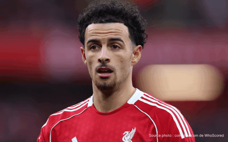 Curtis Jones célèbre la victoire Liverpool derby Everton Hill Dickinson 2026