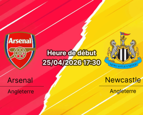 Pronostic Arsenal vs Newcastle United Premier League journée 34 – analyse et cotes du 25 avril 2026 à l'Emirates Stadium Londres