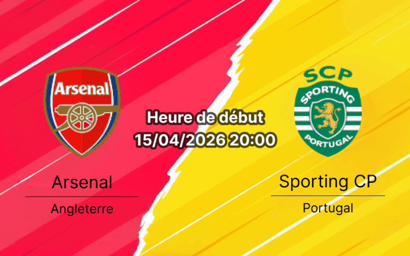 Pronostic Arsenal vs Sporting CP Ligue des Champions quart de finale retour 2026 – Emirates Stadium Londres