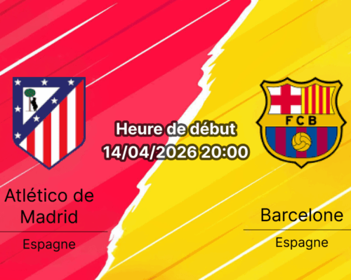 Pronostic Atlético de Madrid vs Barcelone Ligue des Champions quart de finale retour 14 avril 2026 Wanda Metropolitano Madrid – analyse cotes qualification