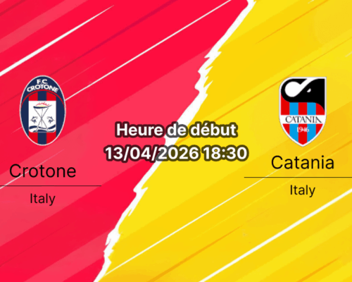 Pronostic Crotone – Catania : duel calabrais, le dauphin dans le piège ?