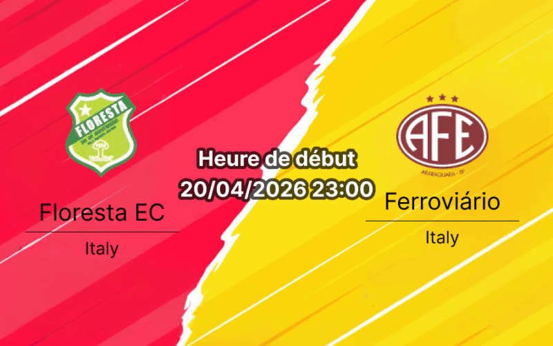 Pronostic Floresta EC – Ferroviário : le choc du Nord-Est en Série C