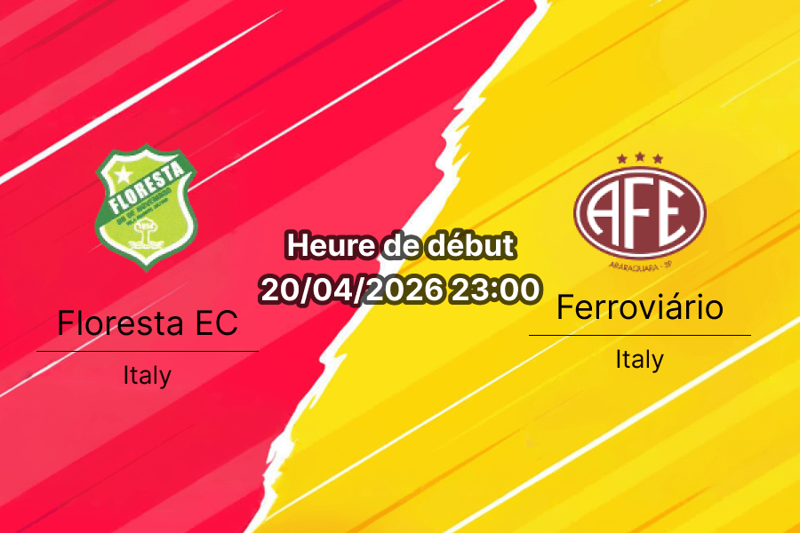 Pronostic Floresta EC – Ferroviário : le choc du Nord-Est en Série C