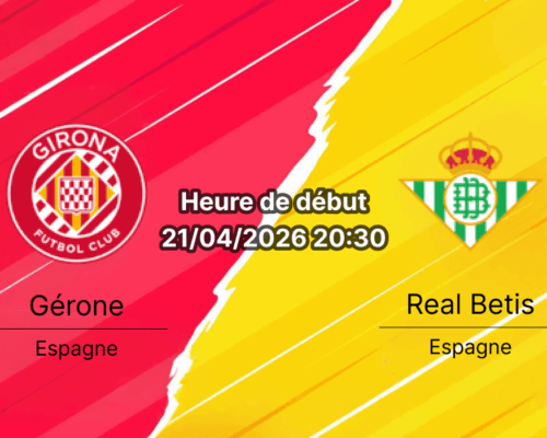 Pronostic Gérone vs Real Betis La Liga 21 avril 2026 – analyse cotes H2H et enjeux Europa League journée 32 Montilivi