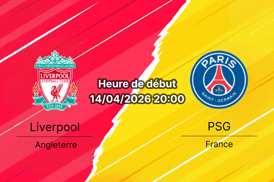 Pronostic Liverpool vs PSG Ligue des Champions quart de finale retour 14 avril 2026 Anfield Liverpool – analyse cotes qualification Kvaratskhelia Doué Salah champion LDC