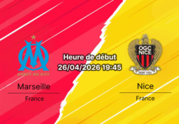 Pronostic Olympique de Marseille vs OGC Nice – Ligue 1 McDonald's journée 31, 26 avril 2026 – Orange Vélodrome Marseille – Analyse, cotes et paris sur bookmakers-rdc.com