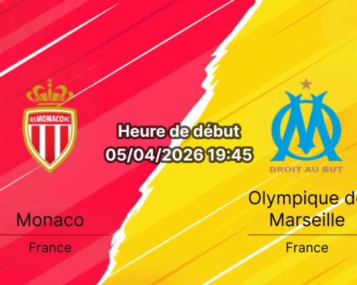 Pronostic Monaco Marseille Ligue 1 J28 5 avril 2026 – bookmakers-rdc.com