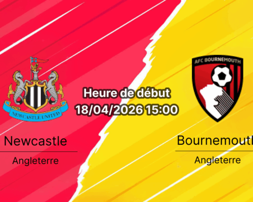 Pronostic Newcastle United vs AFC Bournemouth – Journée 33 Premier League 2025-2026 – 18 avril 2026 St James Park Newcastle Angleterre